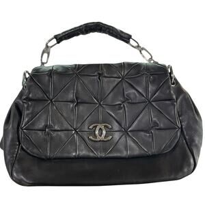 Chanel Origami Lambskin Accordion Flap Bag (18514)